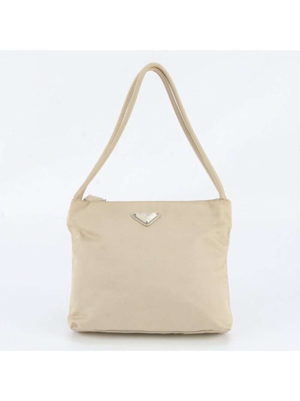 Prada Tessuto Nylon Triangle Logo Shoulder Bag Tote Hand